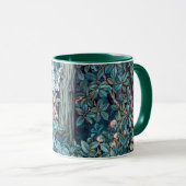 Konijn in het bos, William Morris, Art Nouveau Mok (Voorkant rechts)