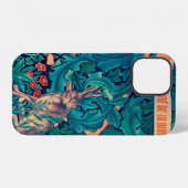 Konijn in het bos, William Morris iPhone Hoesje (Achterkant horizontaal)