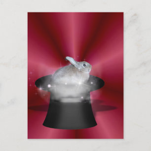 Konijn in het Magische Pet Briefkaart