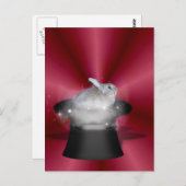 Konijn in het Magische Pet Briefkaart (Voorkant / Achterkant)