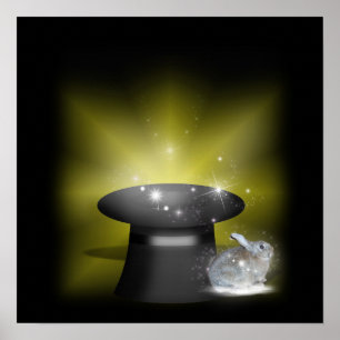 Konijn in het Magische Pet Poster