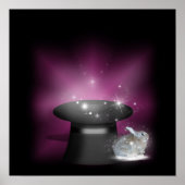 Konijn in het Magische Pet Poster (Voorkant)