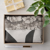 Konijn in lijn Art 2 Decoupage Papier (Geschenk)