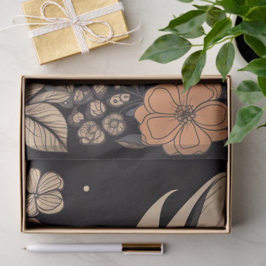 Konijn in lijn Art 3 Decoupage Papier (Geschenk)