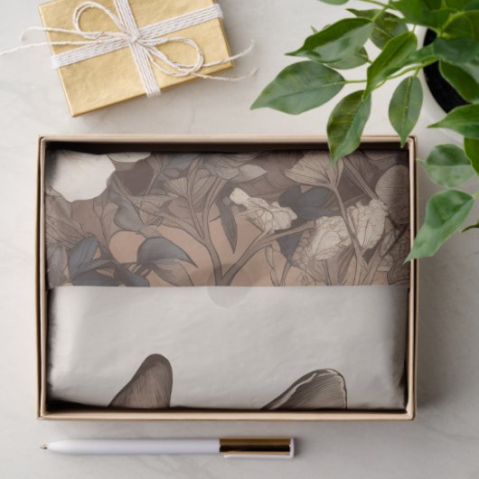 Konijn in lijn Art 4 Decoupage Papier (Geschenk)