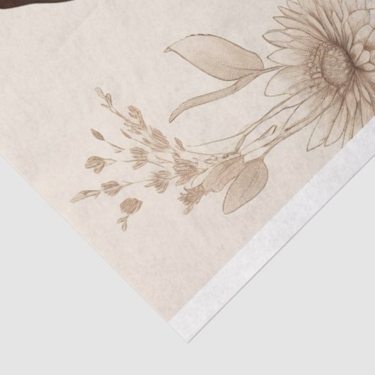 Konijn in lijn Art 4 Decoupage Papier (Detail)