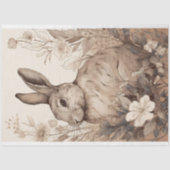Konijn in lijn Art 4 Decoupage Papier (Voorkant)