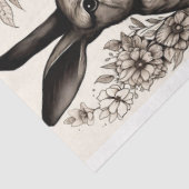 Konijn in lijn Art Collage 1 Decoupage papier (Detail)