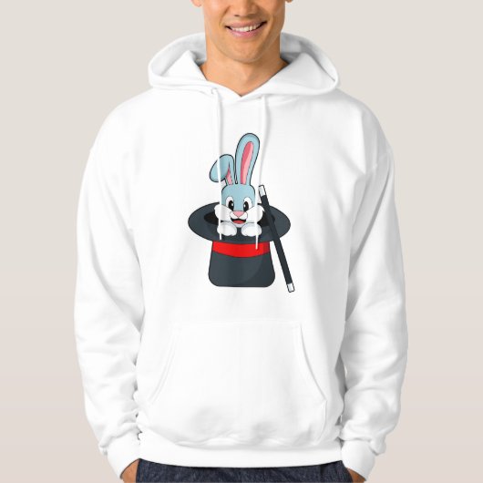 Konijn in Magic met hand en Pet Hoodie (Voorkant)