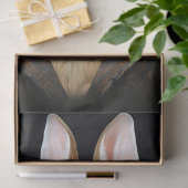 Konijn in pak en Pet 2 Decoupage papier (Geschenk)