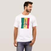 Konijn in Rasta kleuren: een vleugje Groovy T-shirt (Voorkant volledig)