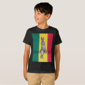 Konijn in Rasta kleuren: een vleugje Groovy T-shirt (Voorkant volledig)