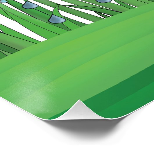 konijn in regen perfect poster (Hoek)