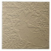 Konijn in reliëf tegeltje (Voorkant)