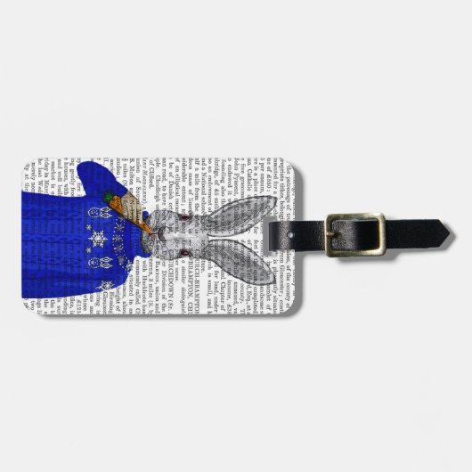 Konijn in Sweater 2 Bagagelabel (Voorkant horizontaal)