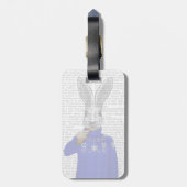 Konijn in Sweater 2 Bagagelabel (Achterkant verticaal)