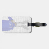 Konijn in Sweater 2 Bagagelabel (Achterkant horizontaal)