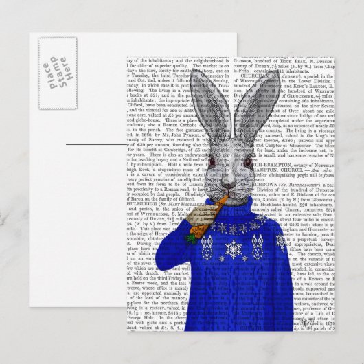 Konijn in Sweater 2 Briefkaart (Voorkant / Achterkant)