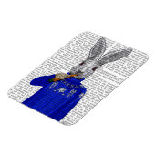 Konijn in Sweater 2 Magneet (Linkerzijde)