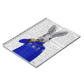 Konijn in Sweater 2 Notitieboek (Linkerzijde)