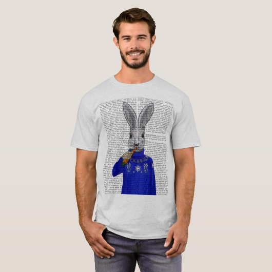 Konijn in Sweater 2 T-shirt (Voorkant volledig)