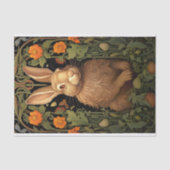 Konijn in Tapestry 1 Decoupage papier (Voorkant)