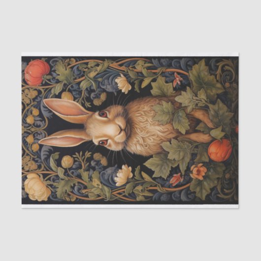 Konijn in Tapestry 2 Decoupage papier (Voorkant)