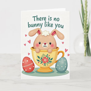 Konijn in Theekopje Cadeaubon Kaart