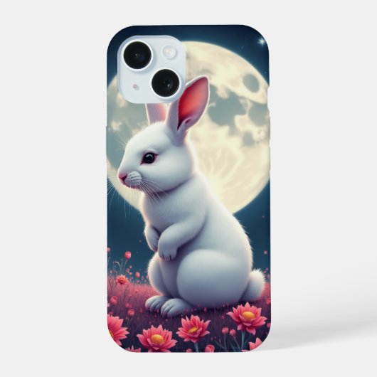 konijn iPhone 15 case (Achterkant)