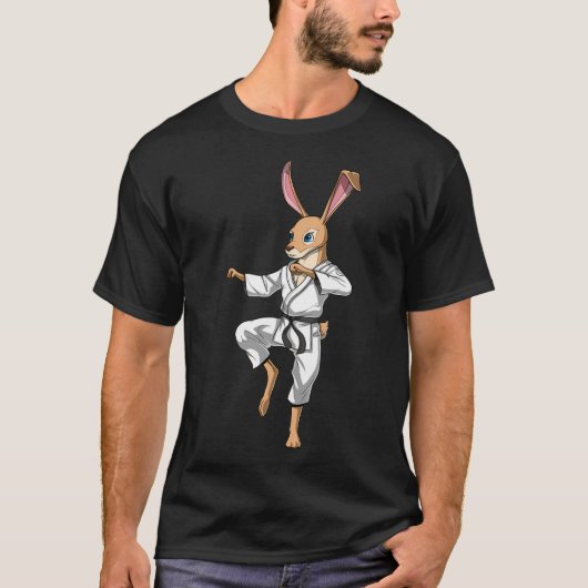 Konijn Karate T-shirt (Voorkant)