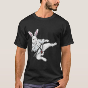 Konijn Karate Vechtkunst T-shirt