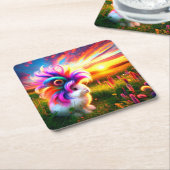 konijn kartonnen onderzetters (Schuin)