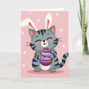 Konijn Kat Geluksdag Kaart