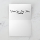 Konijn - Kerst Kaart (Binnen)