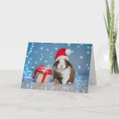 Konijn - Kerst Kaart (Voorkant)