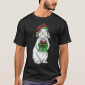Konijn Kerstpakket T-shirt (Voorkant)