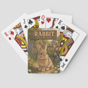 Konijn Knuffel Baby Verhaalboek Nursery Dier Pokerkaarten