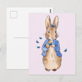 Konijn konijn briefkaart (Voorkant / Achterkant)