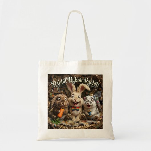 Konijn Konijn Konijn Tote Bag (Voorkant)