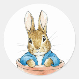 Konijn konijn ronde sticker