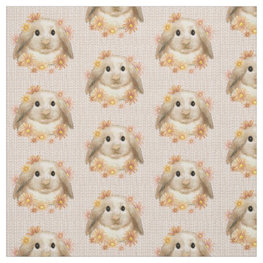 Konijn Koning Rabbit Stof (Swatch)
