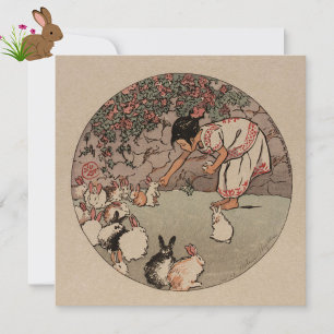  Konijn Kunst Elke Gelegenheid Cottagecore Kaart