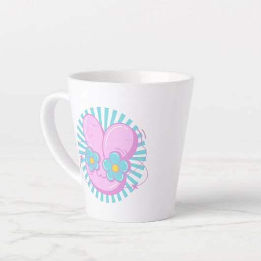 Konijn Latte Mok (Linkerhoek)
