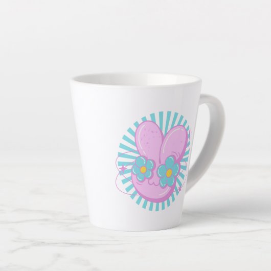 Konijn Latte Mok (Rechterhoek)
