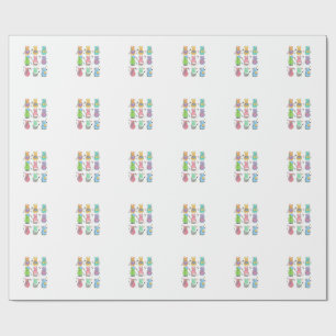 Konijn Leest Boeken Pasen Dag Bibliothecaris Leraa Cadeaupapier