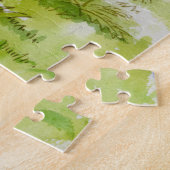 Konijn leest graag Puzzle Legpuzzel (Zijkant)