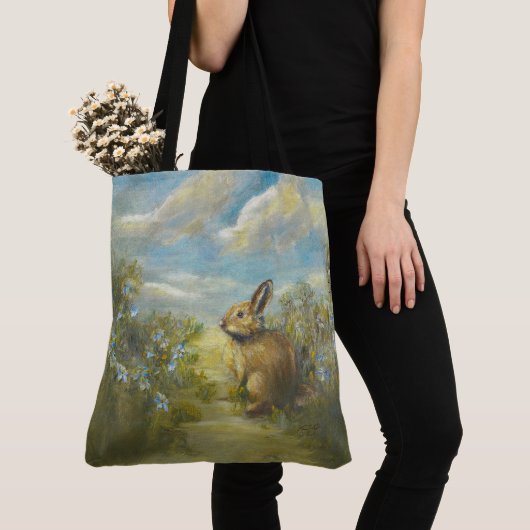 Konijn Lente op2 Tote Bag (Dichtbij)