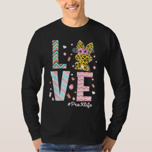 Konijn Leraar Liefde Pasen Dag Christelijk Religie T-shirt