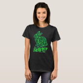 Konijn Lucky Buffallo Sham Rocked Green St Patrick T-shirt (Voorkant volledig)