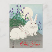 Konijn, maak veel mooie dingen dit jaar briefkaart (Voorkant)